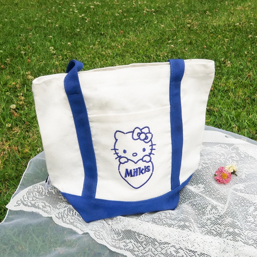 Milkis x Hello Kitty Canvas Eco Tote